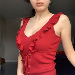 Guess red top
